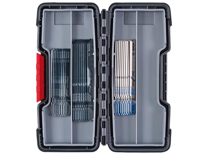 Bosch Powertool Accessories Basic for Wood and Metal Jigsaw Blade Set, 30 Piece