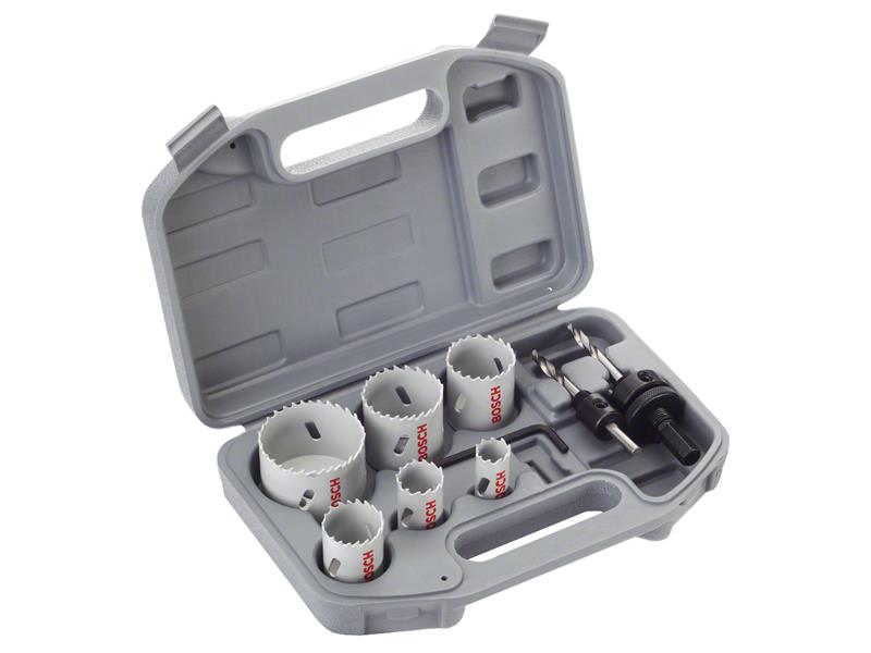Bosch Powertool Accessories Plumbers HSS Bi-metal Holesaw Set, 9 Piece