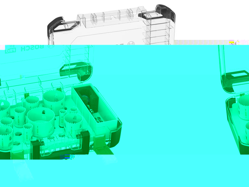 Bosch Powertool Accessories PRO Multi Material PC Plus Hole Saw Set, 14 Piece