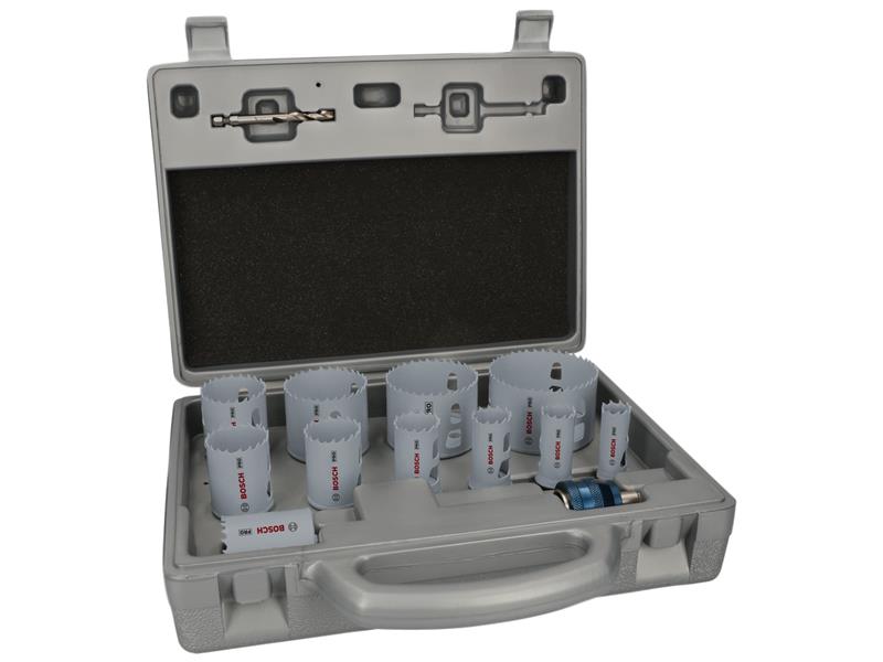 Bosch Powertool Accessories PRO Multi Material PC Plus Hole Saw Set, 14 Piece