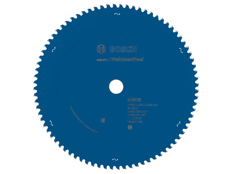 Bosch Powertool Accessories Expert for Stainless Steel Circular Saw Blade 305 x 25.4mm x 80T