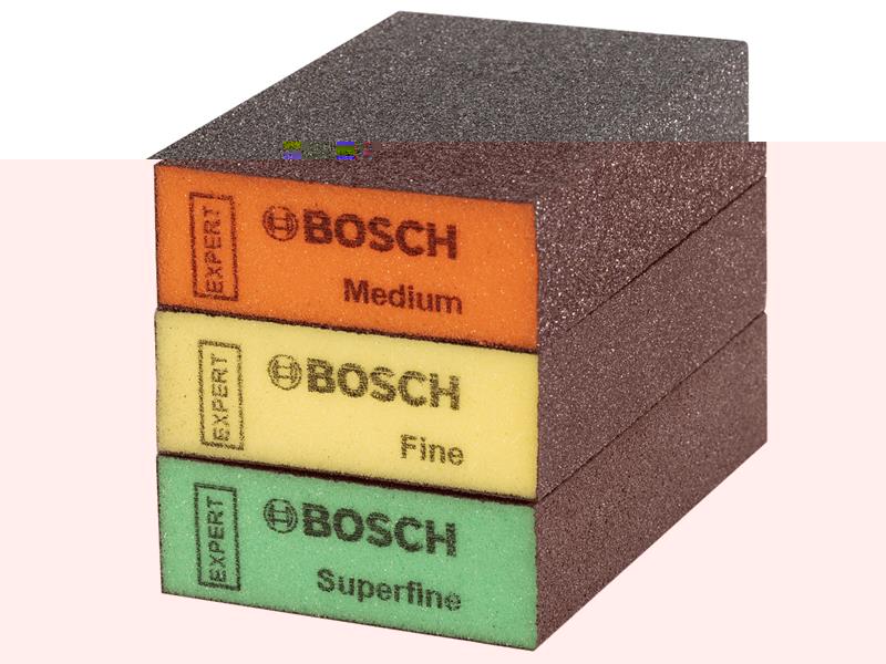 Bosch Powertool Accessories XPERT S471 Standard Sanding Block Set, 3 Piece