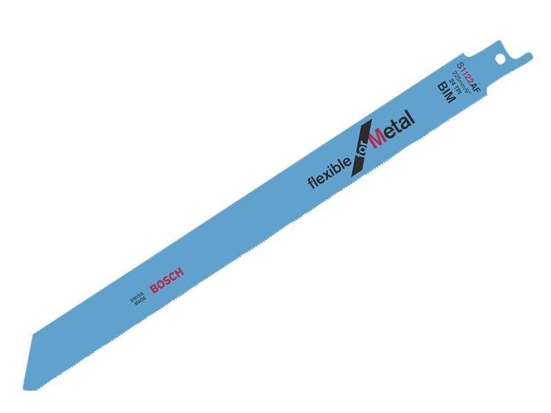 Bosch Powertool Accessories S 1122 AF Flexible for Metal Reciprocating Saw Blade 225mm 24 TPI (Pack 5)