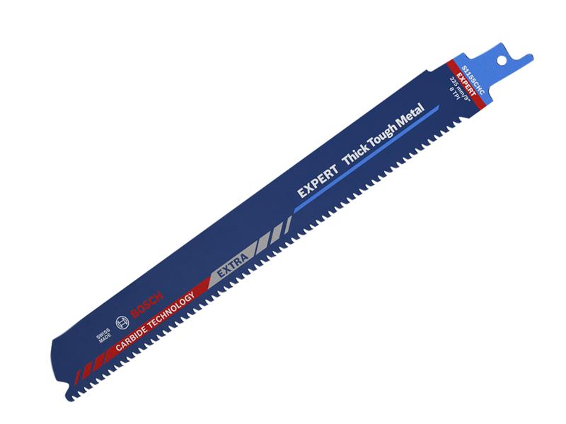 Bosch Powertool Accessories EXPERT Thick Tough Metal S1155CHC Reciprocating Blade 225mm x 8 TPI (Pack 10)