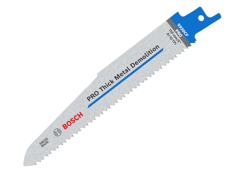Bosch Powertool Accessories PRO Thick Metal Demolition S930CF Blade 150mm 810 TPI (Pack 5)