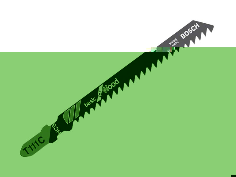 Bosch Powertool Accessories T 111 C Basic for Wood Jigsaw Blade 100mm Pack of 5