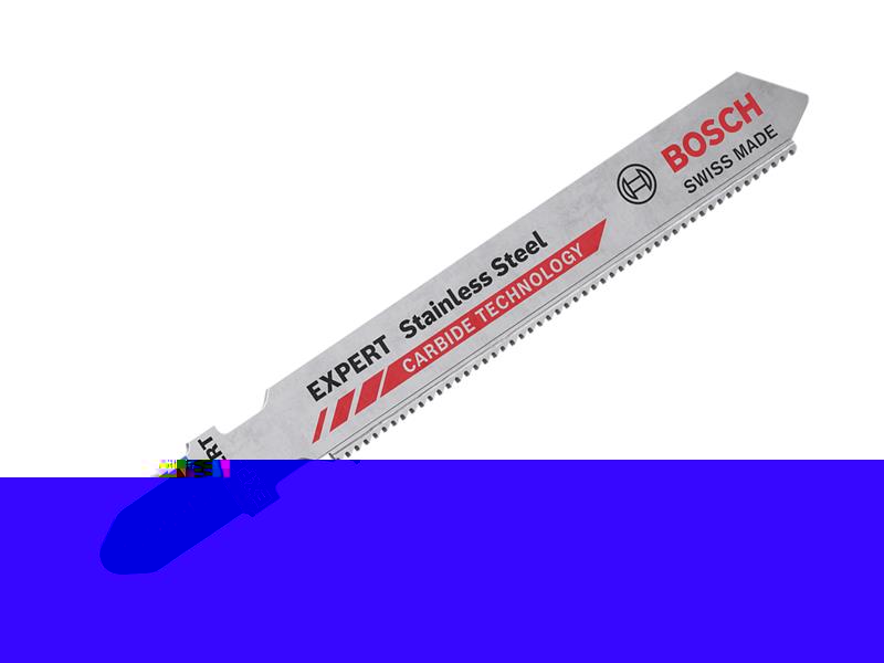 Bosch Powertool Accessories EXPERT Stainless Steel T118 AHM Jigsaw Blade 83mm Pack of 3