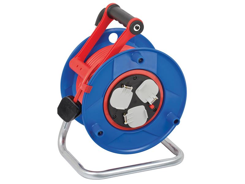Brennenstuhl Garant Bretec Cable Reel 240V 13A 3-Socket 25m