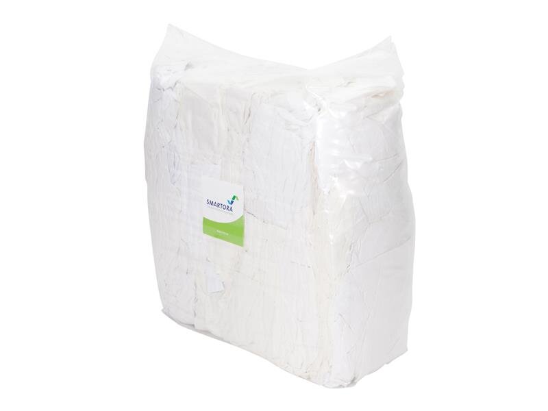 Davis and Moore White No1 Cotton Wipers 10kg