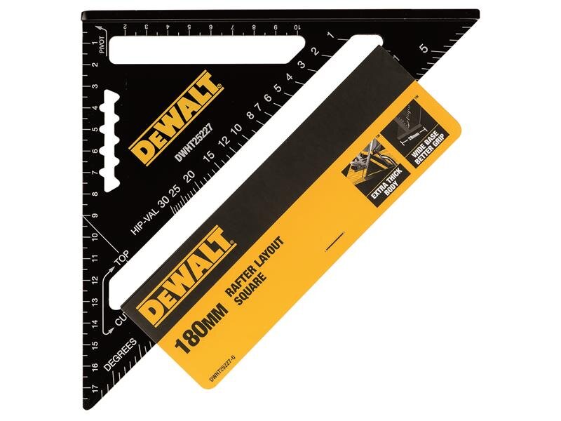 DeWALT Hand Tools Metric Speed Square 18cm