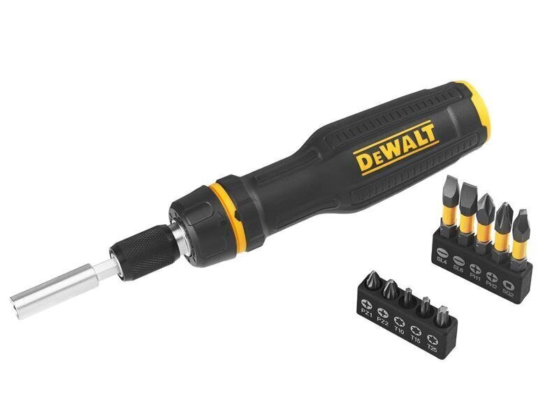 DEWALT Hand Tools MAX FIT 10-in-1 Telescopic Multi-Bit Ratchet Screwdriver