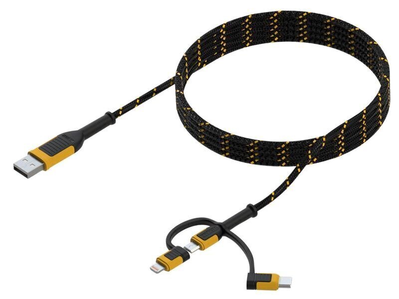 DEWALT Telecoms Reinforced Braided 3-in-1 Combo Cable 1.8m (6ft)