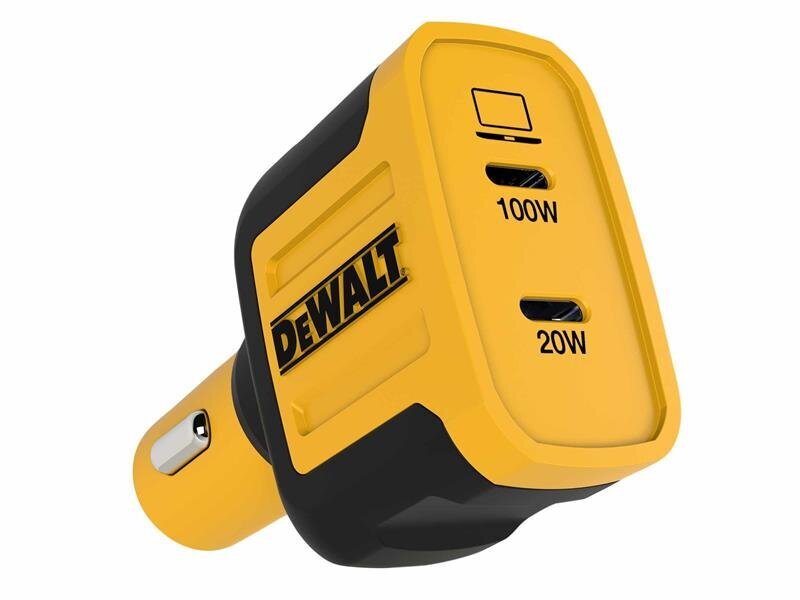 DEWALT Telecoms 2-Port PPS PD Car Charger 120W