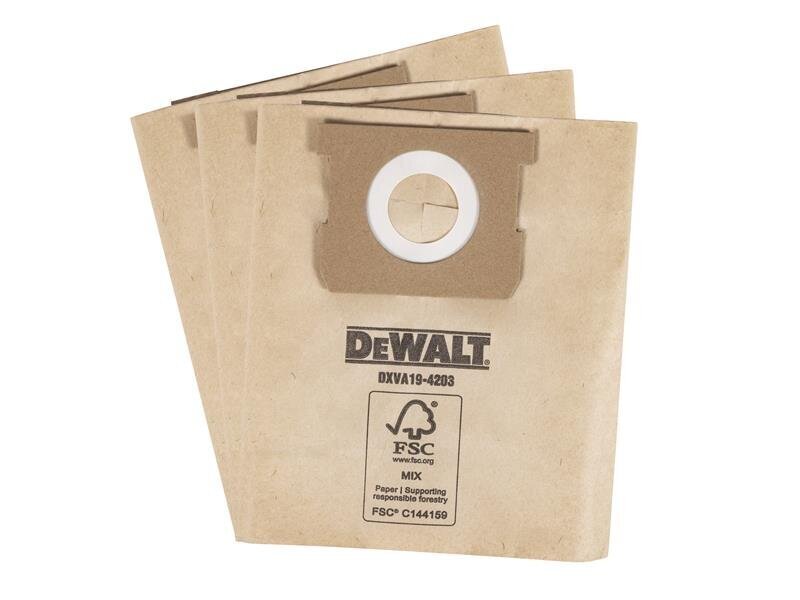 DEWALT Vacuum DXVA19-4203 Dust Bag (3 Pack)