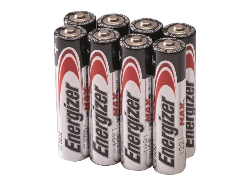 Energizer MAX AAA Alkaline Batteries (Pack 4 4 Free)