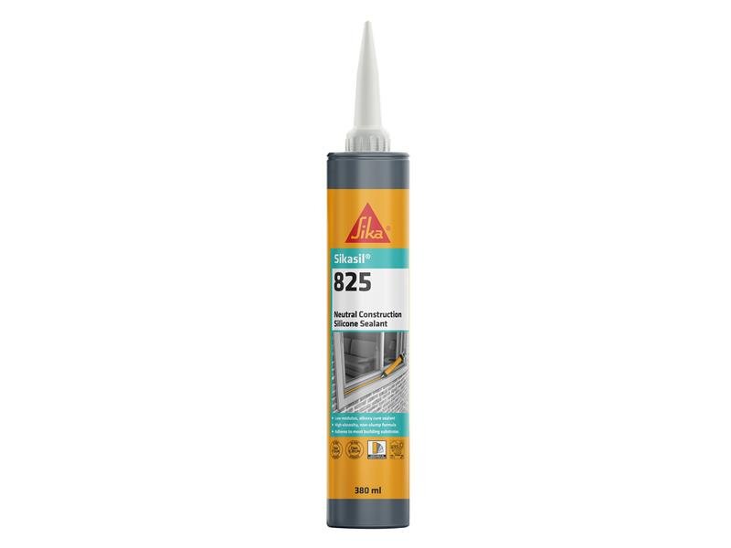 Everbuild Sika Sikasil-825 Silicone Sealant Dark Anthracite 380ml
