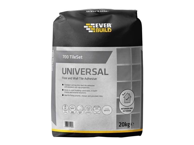 Everbuild Sika 700 TileSet Universal Grey 20kg