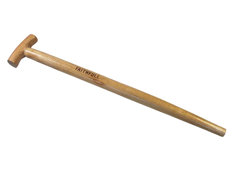 Faithfull FSC Ash T Handle Bent Taper 28in