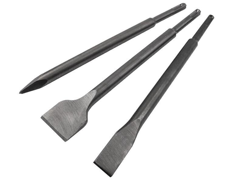 Faithfull SDS Plus Chisel Set, 3 Piece