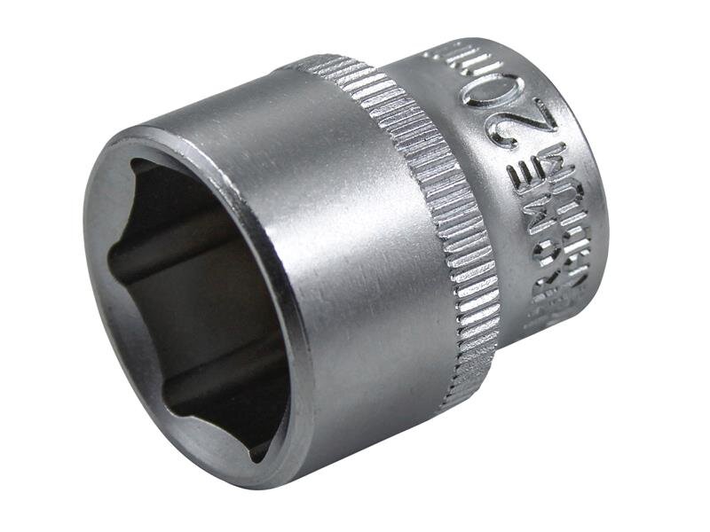 Faithfull Hex Socket 3/8in Drive 20mm