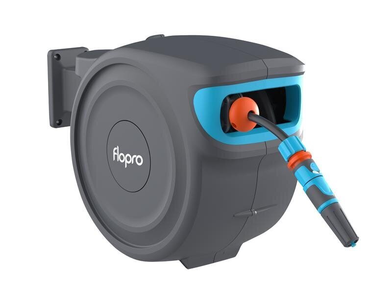 Flopro Auto Rewind Wall Mounted Reel  20m of Hose