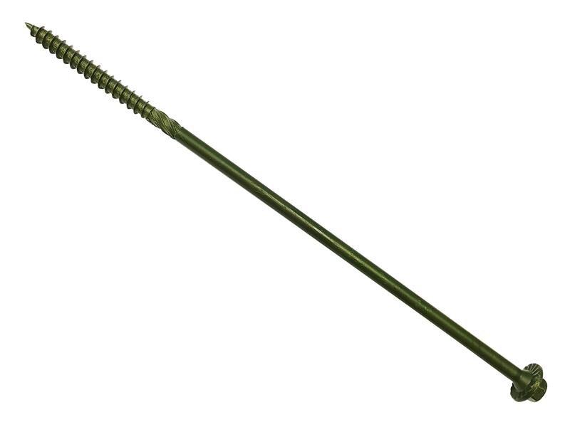 ForgeFix Timber Fixing Screws Green Treated 6.3 x 200mm Bag 20