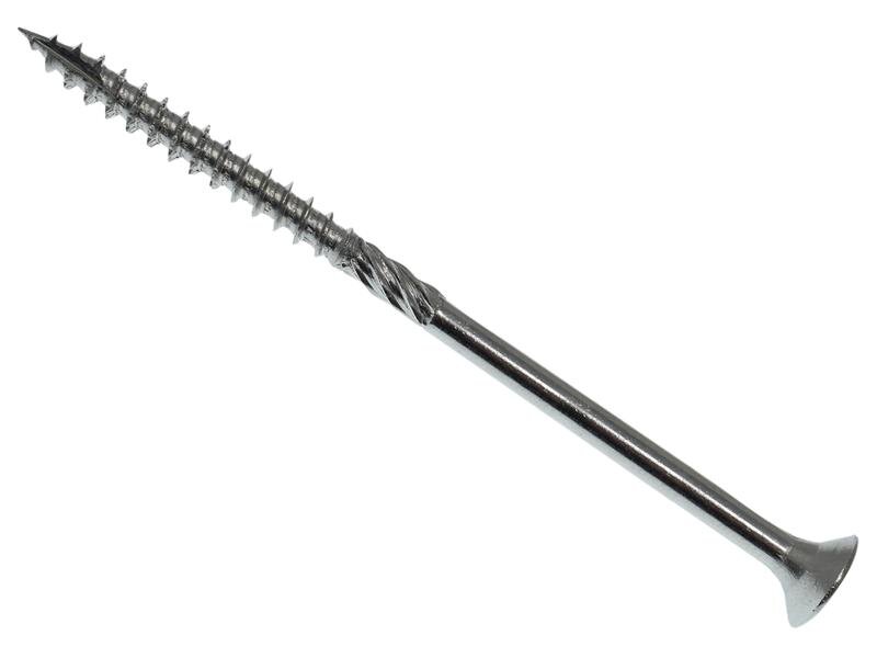 ForgeFix Spectre PZ Compatible Wood Screw CSK A2 6.0 x 130mm Box 100