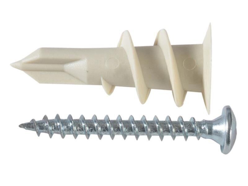 ForgeFix Nylon Plasterboard Fixing 4.5 x 35mm ForgePack 6