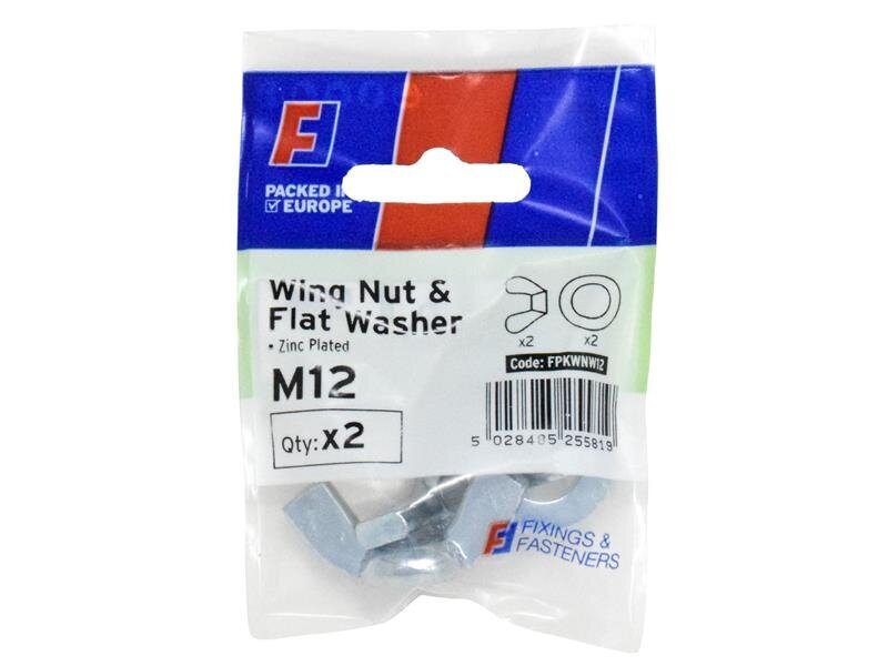 ForgeFix Wing Nut Washer M12 ForgePack 2