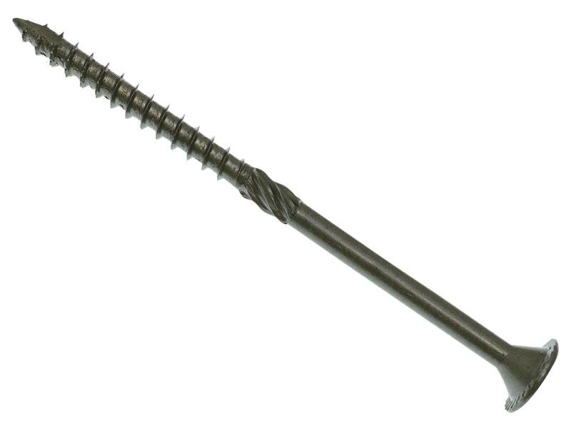 ForgeFix Spectre Advanced Timber Fixing Screws Green 6.7 x 175mm Box 50