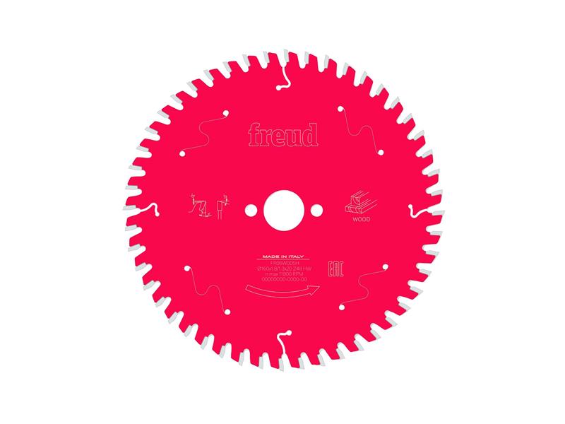 Freud Wood Circular Saw Blade 160 x 20 x 1.8/1.3mm x 48T