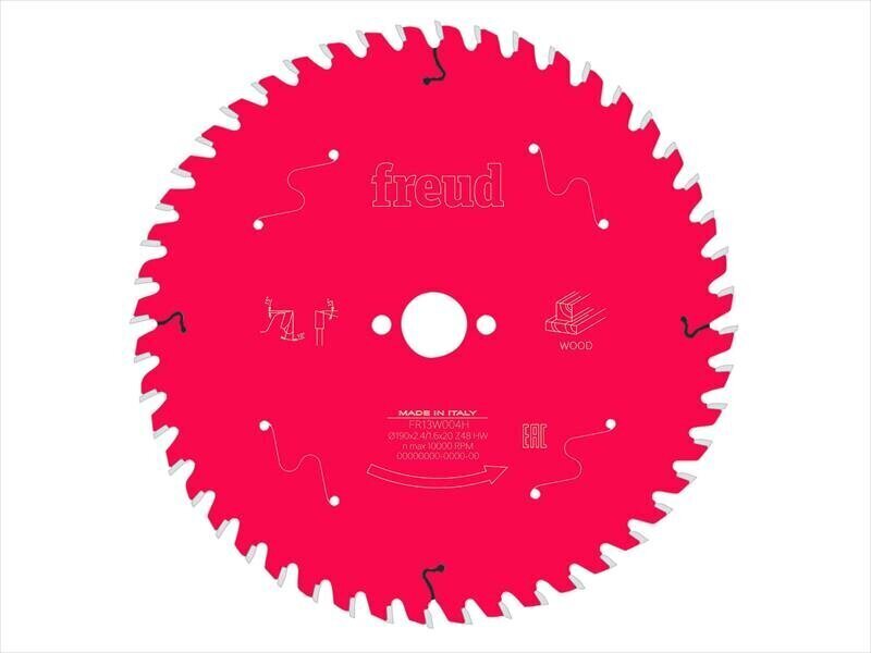 Freud Wood Circular Saw Blade 190 x 20 x 2.4/1.6mm x 48T