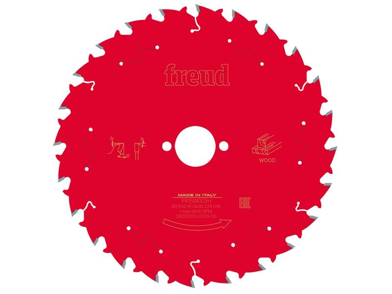 Freud Wood Table Saw Blade 250 x 30 x 2.8/1.8mm x 24T