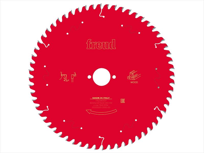 Freud Wood Table Saw Blade 250 x 30 x 2.8/1.8mm x 60T