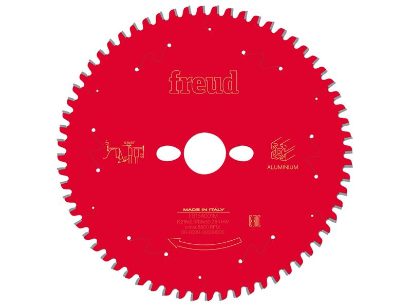 Freud Metal Mitre Saw Blade 216 x 30 x 2.5/1.8mm x 64T