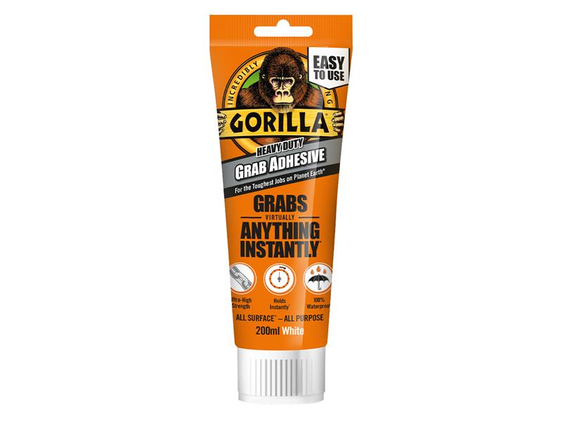 Gorilla Glue Gorilla Heavy-Duty Grab Adhesive White 200ml