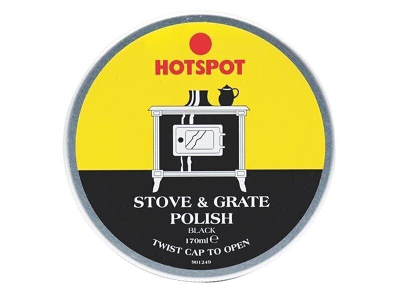 Hotspot Black Stove  Grate Polish Tin 170g