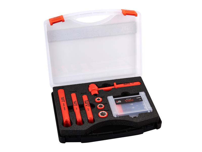 ITL Insulated Insulated Socket, Ratchet, Spanner Bit Set, 19 Piece
