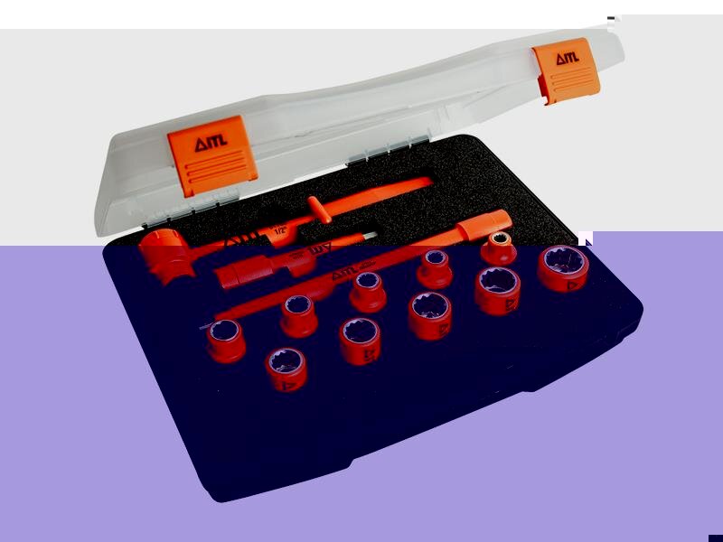 ITL Insulated 1/2in Drive Socket Set, 13 Piece