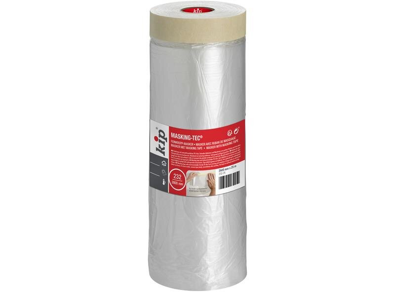 KIP 232 Plastic Masker Tape 26 x 25m