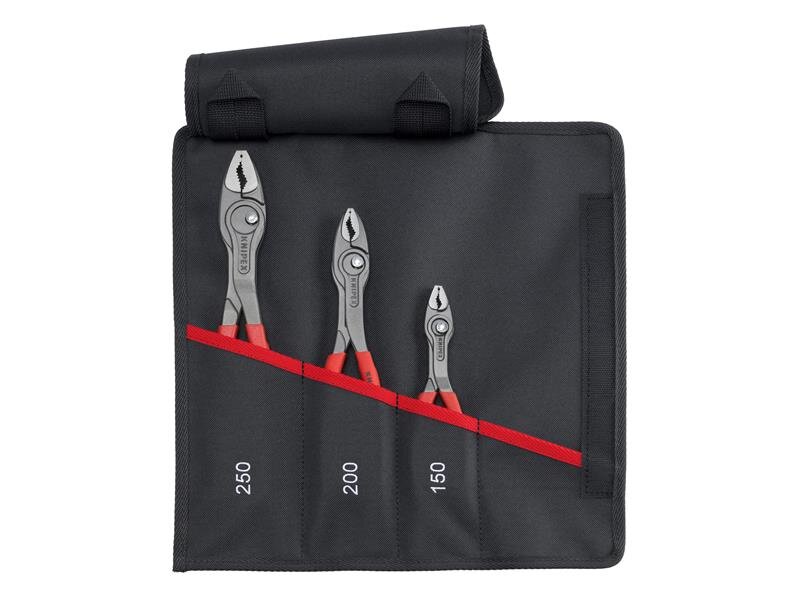 KNIPEX 00 19 61 V01 TwinGrip Slip Joint Pliers Set, 3 Piece