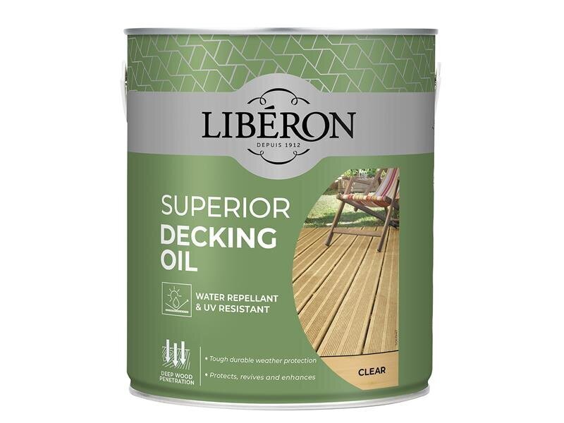 Liberon Superior Decking Oil Clear 5 litre