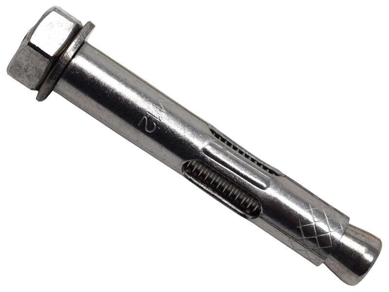 MASONMATE Stainless Steel Hex Nut Sleeve Anchor M12 x 75mm (25)