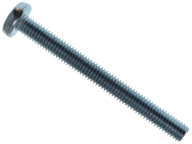 METALMATE Machine Screw Pozi Compatible Pan Head ZP M5 x 50mm Box 25