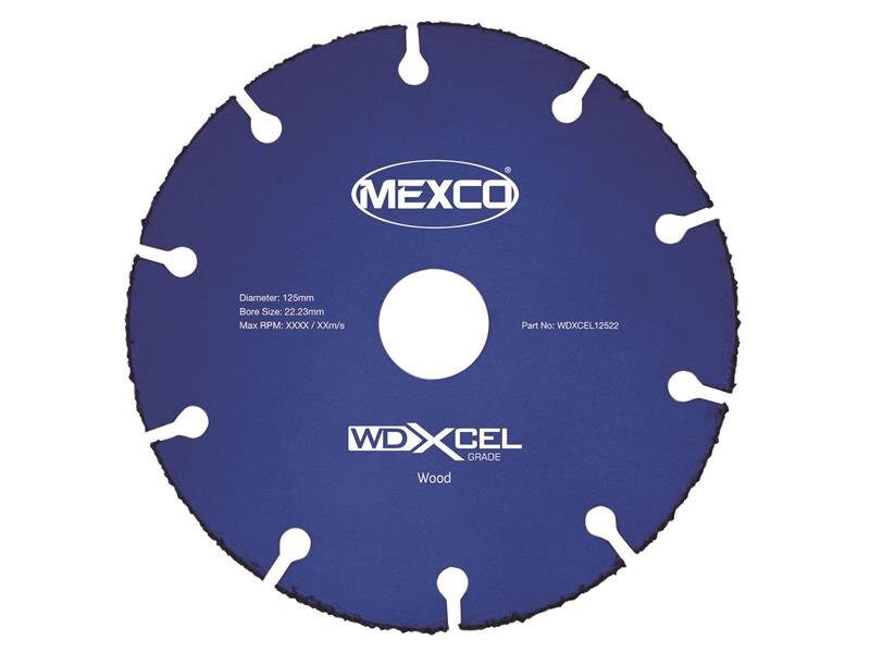 MEXCO WD XCEL Grade Wood Cut Blade 125 x 22mm