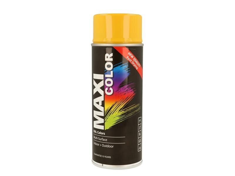 MAXICOLOR MaxiColor Spray Gloss Gold Yellow RAL1004 400ml