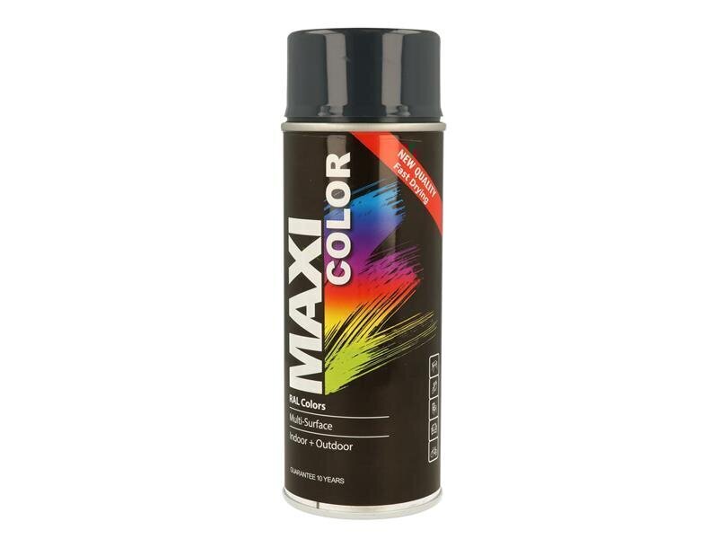 MAXICOLOR MaxiColor Spray Gloss Anthratice Grey RAL7016 400ml