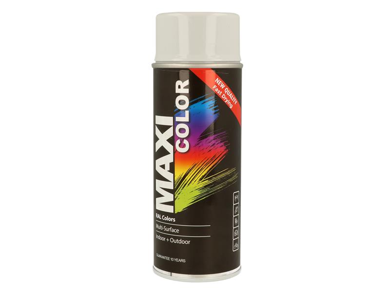 MAXICOLOR MaxiColor Spray Gloss Light Grey RAL7035 400ml