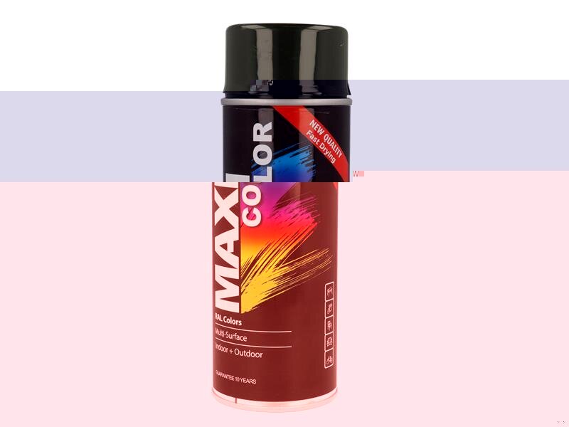 MAXICOLOR MaxiColor Spray Gloss Deep Black RAL9005 400ml