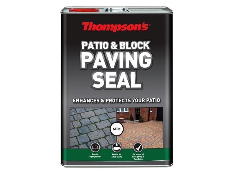 Ronseal Thompson\'s Patio Block Paving Seal Satin 5 litre